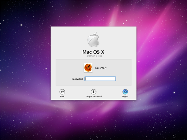 Apple OSX Password Reset